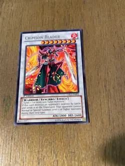 YUGIOH - CRIMSON BLADER - RARE - CBLZ - 1ST ED - LP - Image 1
