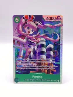 Perona OP14-033 SR The Azure Sea's Seven One Piece TCG English NM - Image 1