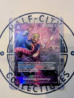 One piece Donquixote Doflamingo Alternate Art SR Royal Blood OP10-071 - Image 1