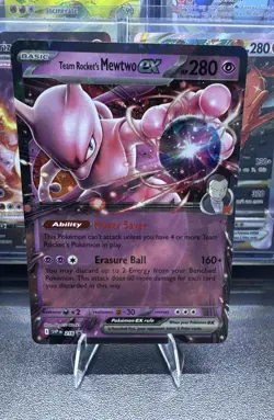 Team Rocket's Mewtwo ex 216 Sv: Scarlet & Violet Promo Cards Holo - Image 1