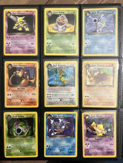 Vintage Pokemon Complete Non Holo Team Rocket Set - 65 Cards - 18-82 - NM WOTC - Image 1