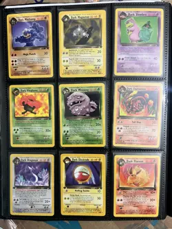Vintage Pokemon Complete Non Holo Team Rocket Set - 65 Cards - 18-82 - NM WOTC - Image 3