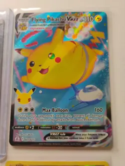 Pokemon Flying Pikachu VMAX/Full Art/Pikachu Evolutions Holo Cards - Image 2