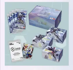 PRE ORDER - GUNDAM CARD GAME DECK BUILD SET FREEDOM ASCENSION SEALED BOX SC01 - Image 2