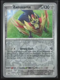 Zamazenta Rare SV10: Destined Rivals 146/182 NM Pokemon Card Reverse Holo - Image 1