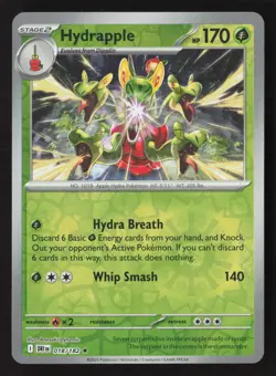 Hydrapple Rare SV10: Destined Rivals 018/182 NM Pokemon Card Reverse Holo - Image 1