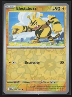 Electabuzz Common SV10: Destined Rivals 068/182 NM Pokemon Card Reverse Holo - Image 1