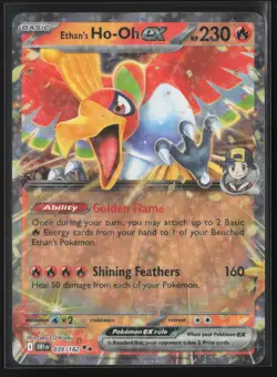 Ethan's Ho-Oh ex Double Rare SV10: Destined Rivals 039/182 NM Pokemon Card - Image 1