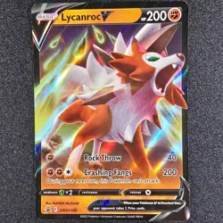 Lycanroc V #SWSH199 Pokemon Sword & Shield Promo Cards TCG - Image 1