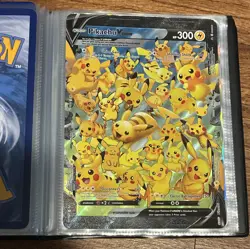 Pikachu V-UNION Oversized Jumbo Holo Promo Pokemon TCG Card 300 HP English - Image 1