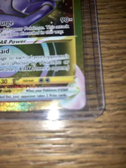Pokemon Go Mewtwo VSTAR Gold Secret Rare Card 086/078 - Image 3