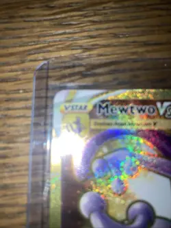Pokemon Go Mewtwo VSTAR Gold Secret Rare Card 086/078 - Image 5