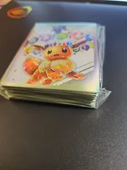 Pokemon Prismatic Evolutions ETB Eevee Card Sleeves 65 Count New - Image 3