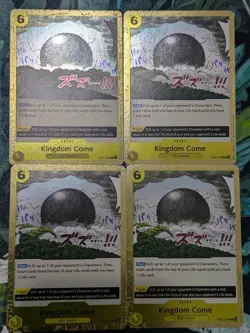 Set (x4) Kingdom Come EB01-059 R One Piece TCG Card English - Image 1