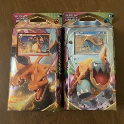 Pokemon TCG Charizard & Drednaw Theme Deck Lot (2) Sealed 60-Card English 2020 - Image 1