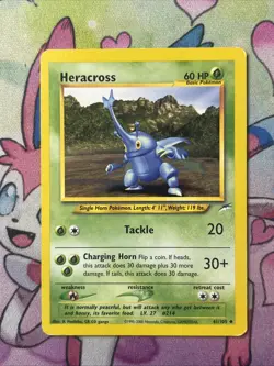 Heracross 41/105 - Neo Destiny WOTC - Uncommon Pokemon TCG Card - MP - Image 1
