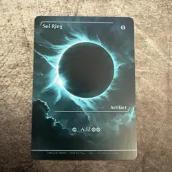 Sol Ring - Custom Art MTG Magic The Gathering Playtest Card - Image 1