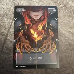 Sol Ring - Custom Art MTG Magic The Gathering Playtest Card - Image 1