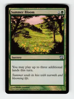 Summer Bloom 273 Foil Uncommon 9th Edition Magic: The Gathering Cards - Image 1