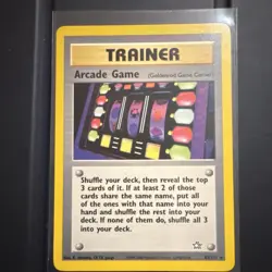 Pokemon Arcade Game 83/111 Neo Genesis Uncommon Regular English Card - Image 1