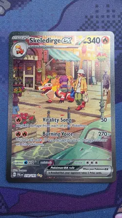 Skeledirge EX Holo Card 258/193 Paldea Evolved, Near Mint Condition - Image 1