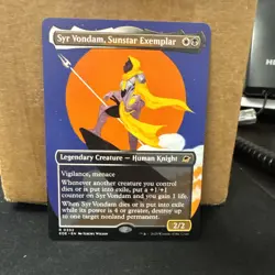 Syr Vondam, Sunstar Exemplar (Borderless) R Edge of Eternities MTG R 302 NM - Image 1