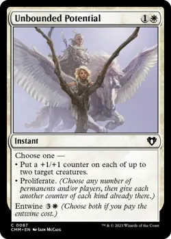 Unbounded Potential 67 C Commander Masters NM MTG - Image 4