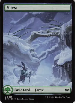 mtg magic forest bloomburrow 281 ENGLISH foret foret - Image 1
