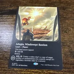 Adagia, Windswept Bastion (Borderless) Edge of Eternities Regular - Image 1