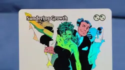 Sundering Growth Marvel Super Heroes 0095 Mythic MTG Borderless Foil NM - Image 2