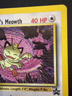 Team Rocket's Meowth 18/53 Wotc Promo Regular - Image 3