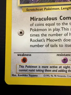 Team Rocket's Meowth 18/53 Wotc Promo Regular - Image 5