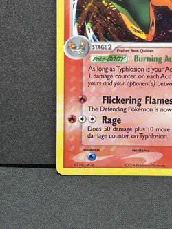 Pokemon TCG Typhlosion 034 Nintendo Black Star Promo Holo - Image 5