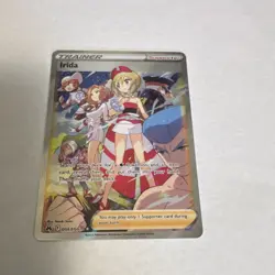 Pokemon Irida GG63/GG70 Crown Zenith: Galarian Gallery Ultra Rare Full Art Holo - Image 1