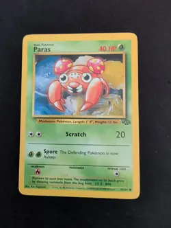 Pokemon TCG Jungle Unlimited 1999 Paras 59/64 & Parasect 41/64 WOTC Vintage - Image 3
