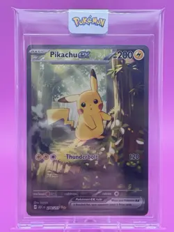 Pokemon TCG Pikachu EX 276/217 SIR Ascended Heroes - Near Mint/Mint - Pack Fresh - Image 1