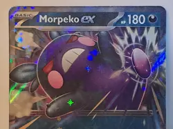 Pokemon Morpeko EX 55/84 Pitch Black Double Rare Holo - Image 2