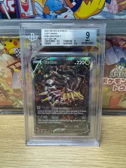 Giratina v Alt Art 186/196 BGS 9 Mint Lost Origin Mint pokemon English 9.5 subs - Image 1
