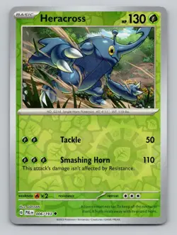 Heracross 006/193 Uncommon Paldea Evolved Pokemon Reverse Holo Near Mint - Image 1