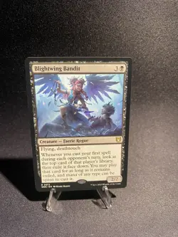 MTG Blightwing Bandit Wilds of Eldraine Commander 0013 Regular Rare NM - Image 1
