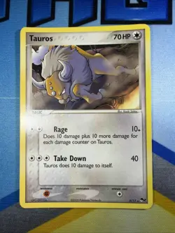Tauros 5/17 Rare POP Series 2 Pokemon Lightly Played - Image 1