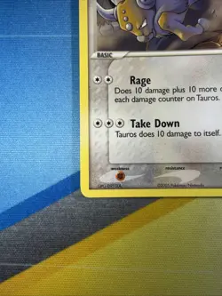 Tauros 5/17 Rare POP Series 2 Pokemon Lightly Played - Image 4