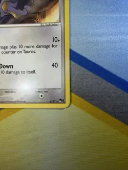 Tauros 5/17 Rare POP Series 2 Pokemon Lightly Played - Image 5