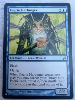 MTG - Faerie Harbinger 61/301 - The List Reprints NM - Image 1
