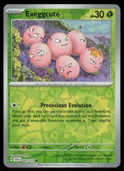 Exeggcute 001/191 Common Surging Sparks Pokemon Reverse Holo Near Mint - Image 1
