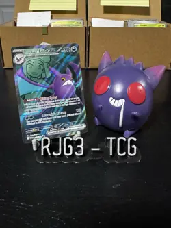 Team Rocket's Crobat ex 217/182 Ultra Rare Destined Rivals Pokemon Near Mint - Image 1