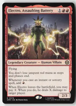 MTG - Electro, Assaulting Battery R Marvel's Spider-Man 76 LP-NM - Image 1