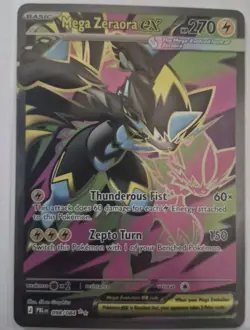 Mega Zeraora Ex 098/084 Full Art Pitch Black Near Mint - Image 1