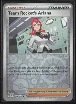 Team Rocket's Ariana 171/182 Uncommon Destined Rivals Pokemon Reverse Holo NM - Image 1