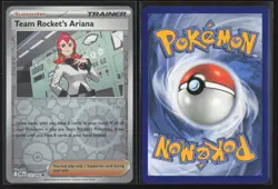 Team Rocket's Ariana 171/182 Uncommon Destined Rivals Pokemon Reverse Holo NM - Image 3